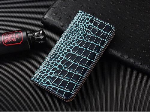 Genuine Leather Flip Case Google Pixel 8 9 Pro XL Alligator Pattern Wallet Cover - Picture 22 of 27