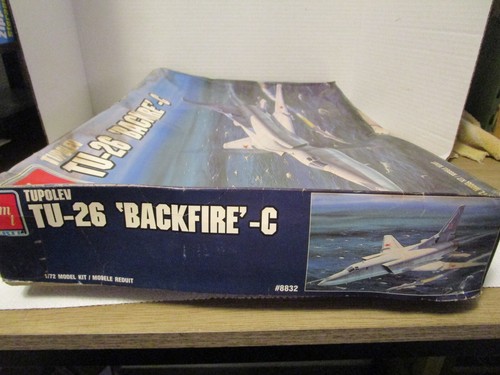AMT Ertl TUPOLEV TU-26 Backfire -C #8832 Scale 1/72 Open Box Complete Model - Picture 10 of 10