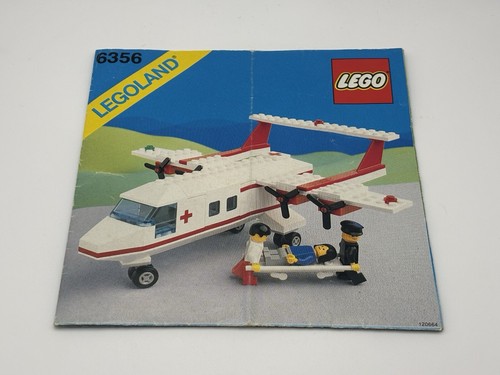 Lego 6356 Med-Star Rettungsflugzeug nur Anleitung von 1988