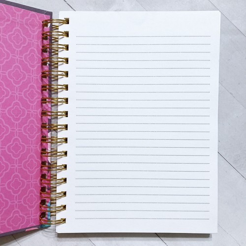 Flower Notebook Spiral Journal Hardcover 8.5" Colorful Floral - Picture 17 of 214