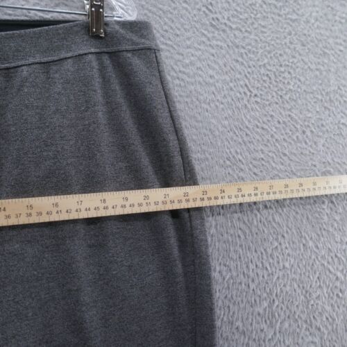 J Jill Womens Wearever Slim Leg Pull On Pants 2X Gray Heather Knit Comfy - Picture 7 of 14