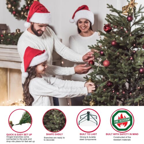 Puleo International 4.5 Foot Pre-Lit Artificial Christmas Tree DAMAGED PACKAGING - Picture 8 of 8