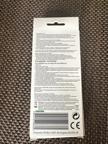 Signalex Power Bank 1200mAh - NEW Boixed - 第 2/2 張圖片
