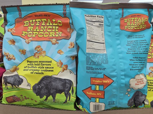 Trader Joe's Buffalo Ranch Popcorn 5oz 142g (2 Bags) - Picture 2 of 2