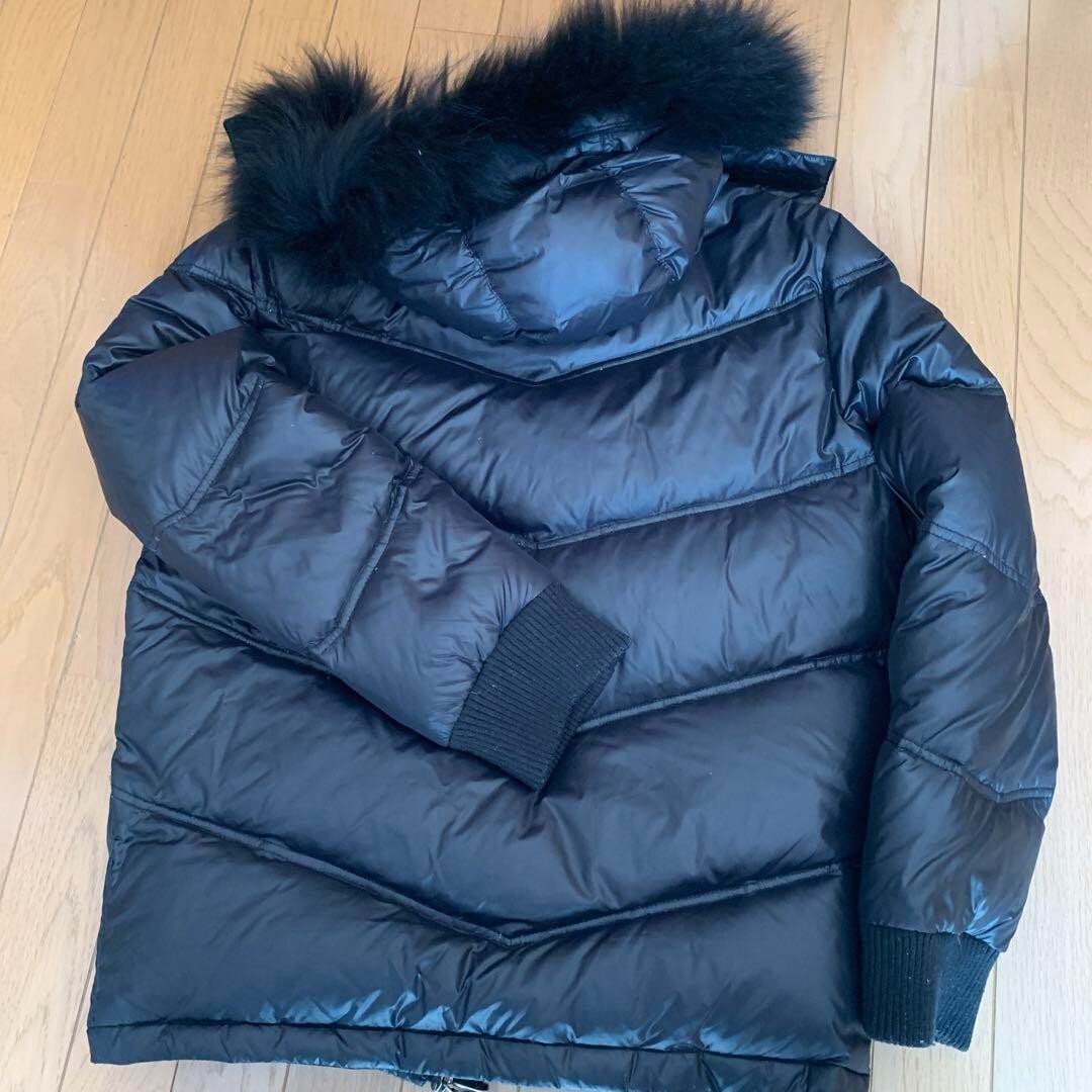 Burberry Black Label Down Jacket pocket zipper logo size L