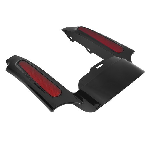 Guardabarros trasero fascia luz LED lente roja para Harley Touring Road King Glide 09-2013 - Imagen 7 de 16