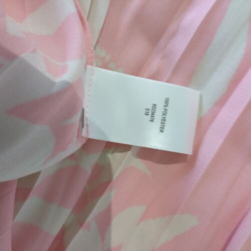 WITCHERY Pink & White Pleated Azalea Midi Dress Size 8 BNWT - Picture 7 of 8