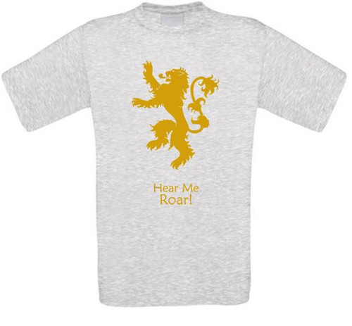 Lannister GoT Hear Me Roar Series Iconic T-Shirt All Sizes NEW - Picture 10 of 18