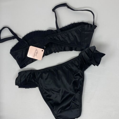 Conjunto Agent Provocateur Gangster Negro Pequeño Nuevo con Etiquetas - Imagen 7 de 10