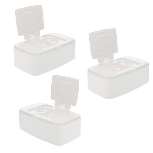 4 Count Button Wipe Box Baby Refillable Wipes Container Travel Tissue Dispenser - 第 11/12 張圖片