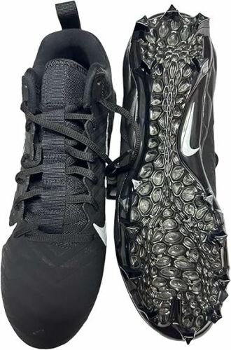 Nike Alpha Menace Pro 2 Low Football Cleats Black/White CV6477-001 Men's Size 18 - Picture 7 of 8