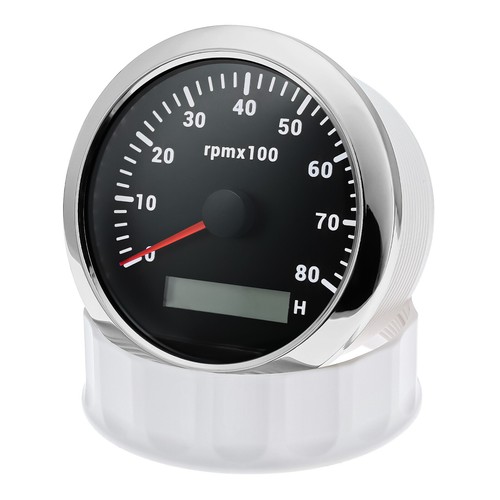 85mm Waterproof Tachometer 8000RPM Gauge RPM Gauge For Marine Boat Car Truck US - Bild 11 von 15