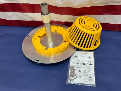 Portals Plus 66101 Reroof Drain Premier Seal Aluminum Dome 2''