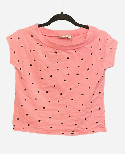 Vintage Duck Head Shirt Pink Black Stars Women’s Size M Medium A7 - Picture 1 of 3