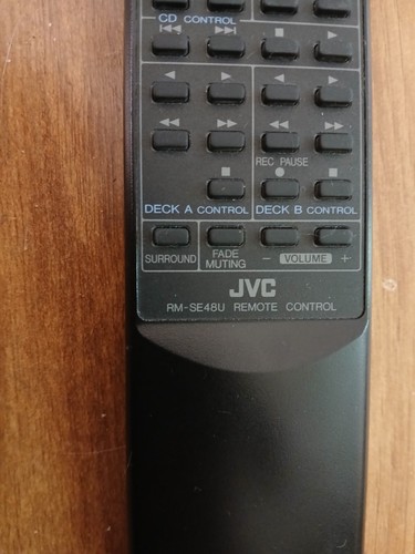 JVC RM-SE48U CD TAPE RECORD RADIO SYSTEM FERNBEDIENUNG - Bild 3 von 5