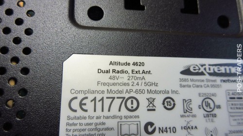 Extreme Networks 4620 ROW ABGN EXAN AP Acces Point - INCL 6X ANTENNAS - Picture 4 of 5