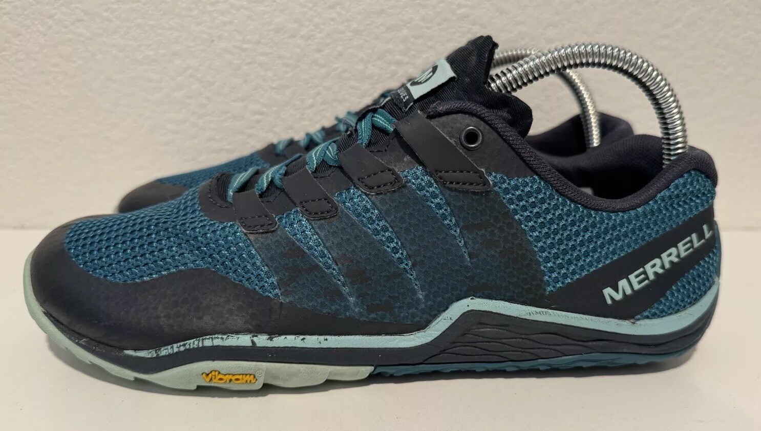 Guanti da trail da donna MERRELL 5 scarpe da corsa taglia 9 Vibram scarpe da ginnastica a piedi nudi verdi