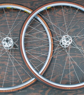 Vintage Campagnolo Record 700c RoadBike WHEELS Mavic Reflex Vintage Campagnolo Record 700c RoadBike WHEELS Mavic Reflex