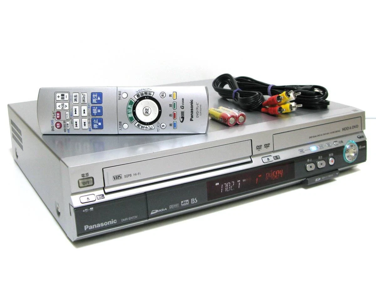 Panasonic DMR-EH73V HDD DVD VHS Integrated Recorder with Remote Control eBay Panasonic DIGA DMR-EH73V-S