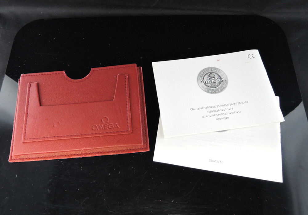 OMEGA WATCH BOX 【No outer case】BOOKLET 100%AUTHENTIC