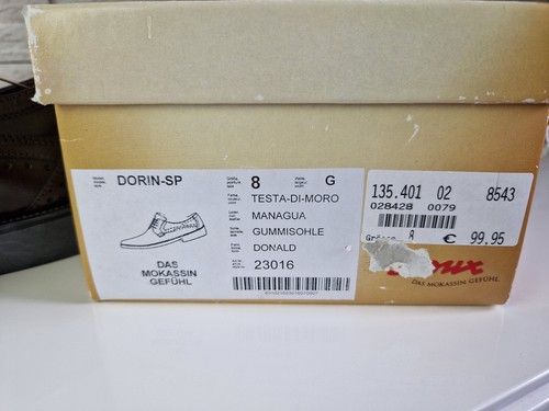 Sioux Herrenschuhe DORIN-SP Schnürschuhe Glattleder Leder-/Gummisohle Gr. 42,5 - Bild 3 von 13