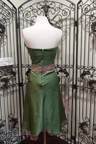 1629 ALFRED ANGELO 6304 CLOVER $175 SZ 10 FORMAL DRESS GOWN - Picture 3 of 12