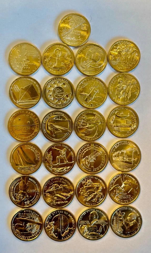 2018-2025 74 Coin PD Mint Uncirculated Set w16 Sacagawea & 58 Innovation Dollars - Image 2 of 4