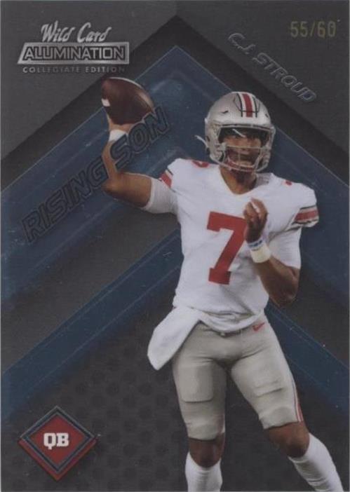 2021 Wild Card Alumination NIL Collegiate Edition C. J. Stroud #ANRS-4 - 1 of 2