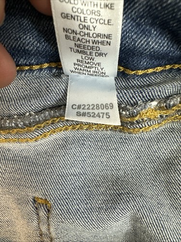 Est 1946 Denim Capri Jeans Women's Size 16 (34x22) Curvy Stretch Stars High Rise - Picture 7 of 12