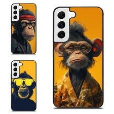 cartoon monkey illustration For Samsung Galaxy Z Fold Flip 3 4 5 6