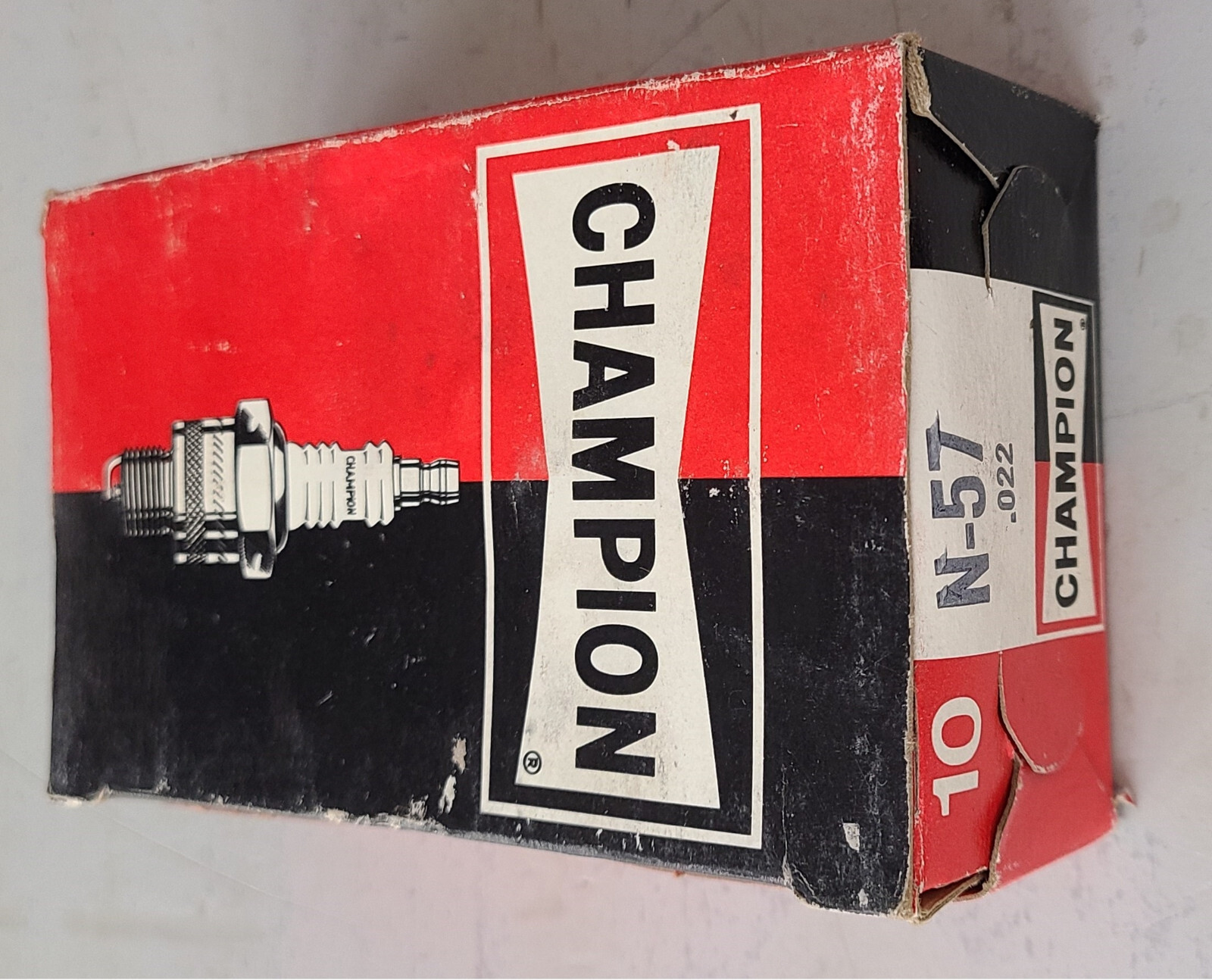 NOS Champion N57 .022 Racing Spark Plug, box of 10