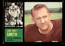1962 Topps Football #30 Jim Ray Smith VG/EX