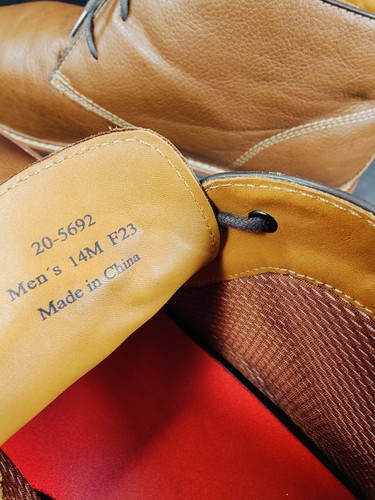 JOHNSTON & MURPHY UPTON BRAUN LEDER CHUKKA HERRENSTIEFEL 14M #20-5692 - Bild 9 von 10