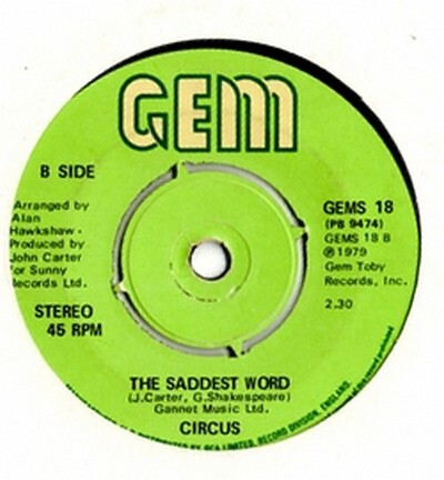 Circus - Song On The Wind (7") - Picture 2 of 2