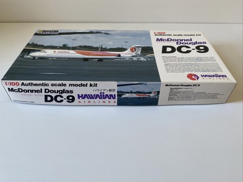 DOYUSHA 1/100 McDONNEL DOUGLAS DC-9 Scale Model Kit Hawaiian Airlines NIB - Picture 7 of 7