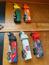 Green & Yellow HOME DEPOT Du Pont RITE AID Nascar Plastic Semi Truck PEZ Candy