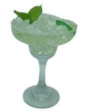 Display Fake Food Prop Lime Margarita With Mint