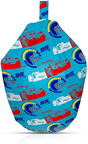 Childrens Kids Girls Boys Cartoon Licensed Filled Bean Bags Indoor Square Seat  - Afbeelding 9 van 9