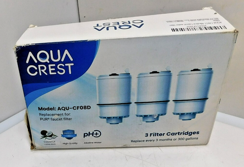 Aqua Crest AQU-CF08A Replacement Filter Lot Of 3 Filters New Sealed