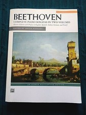 BEETHOVEN: COMPLETE PIANO SONATAS IN TWO VOLUMES   VOLUME 1 - LIKE NEW FREE POST