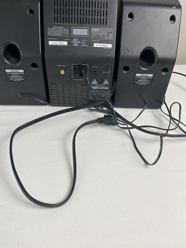 TEAC CD-X70i CD Player Ipod dock Micro Hi-Fi Stereo System W/ Remote Works READ - Picture 6 of 11