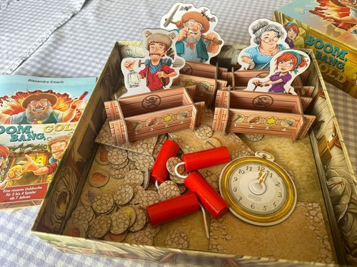 HABA Game Boom Bang Gold VGC - Picture 3 of 4