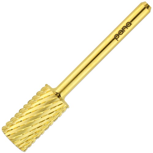 Pana 1/8" Schaftgröße - Gold Flat Top GROSSER Lauf Hartmetall Bit (extra grob) - Bild 7 von 10