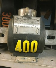 CURRENT TRANSFORMER RATIO 400:5 A  PN  TYPE CTR 4-100T W BRACKET BY WESTINGHOUSE