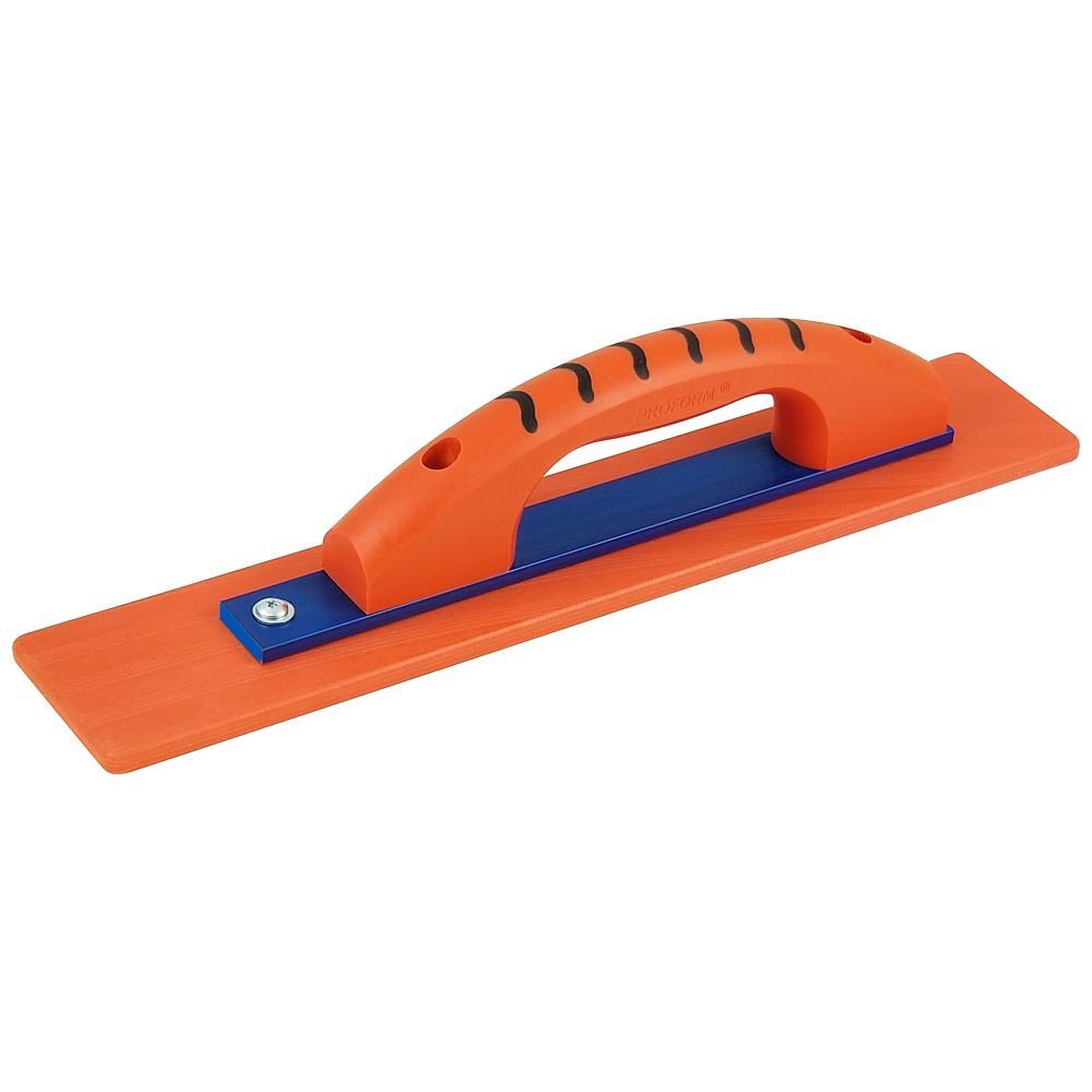 Ручной поплавок Kraft Tool Co Orange Thunder 16 дюймов X 3 дюйма с ручкой Proform