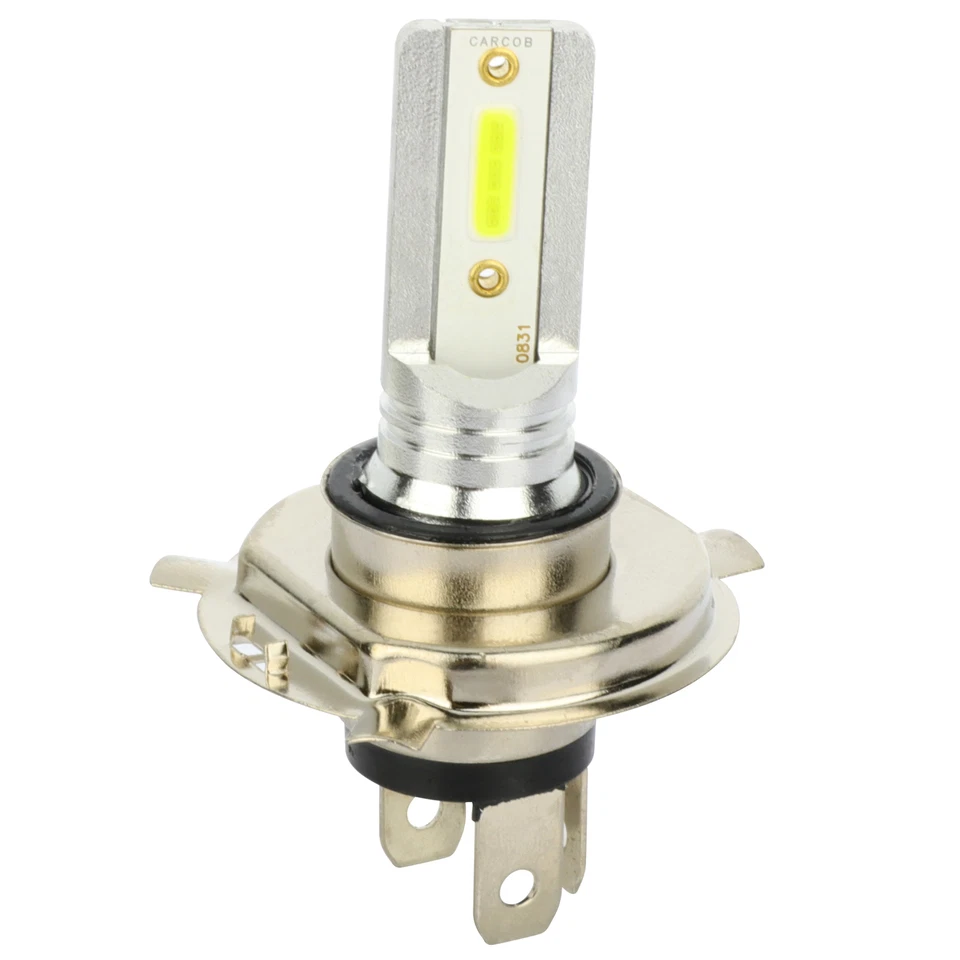 Kit de bombilla de faro LED H4 9003 4 PIEZAS Hi Beam 4000LM ultra brillante 6500K blanco Foto 2 de 4