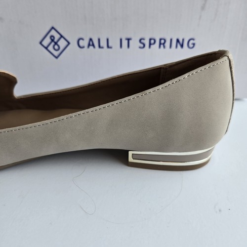 Call It Spring Pirita Beige Casual Loafers Size 7.5 US - Picture 4 of 8