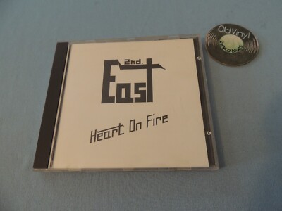CD 2nd. East Heart on Fire SIGNED by Drumer Markus 1992 |