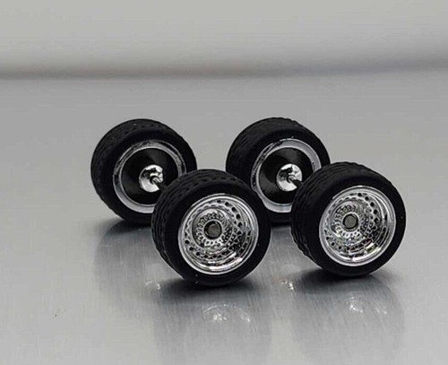 1/64 Scale Wheel Sets Real Rider Wheels Rubber Tires Custom sets for Hot Wheels - Picture 156 of 249