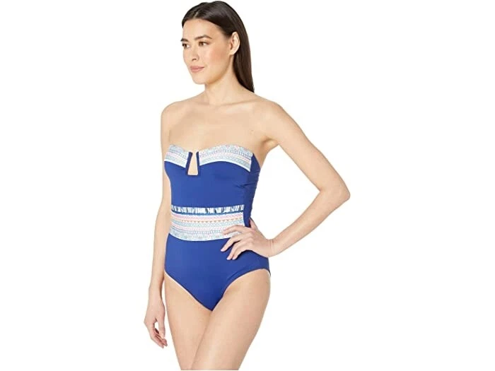 Traje de baño de una pieza para mujer La Blanca 183982 Milano Bandeau talla 8 Foto 2 de 4